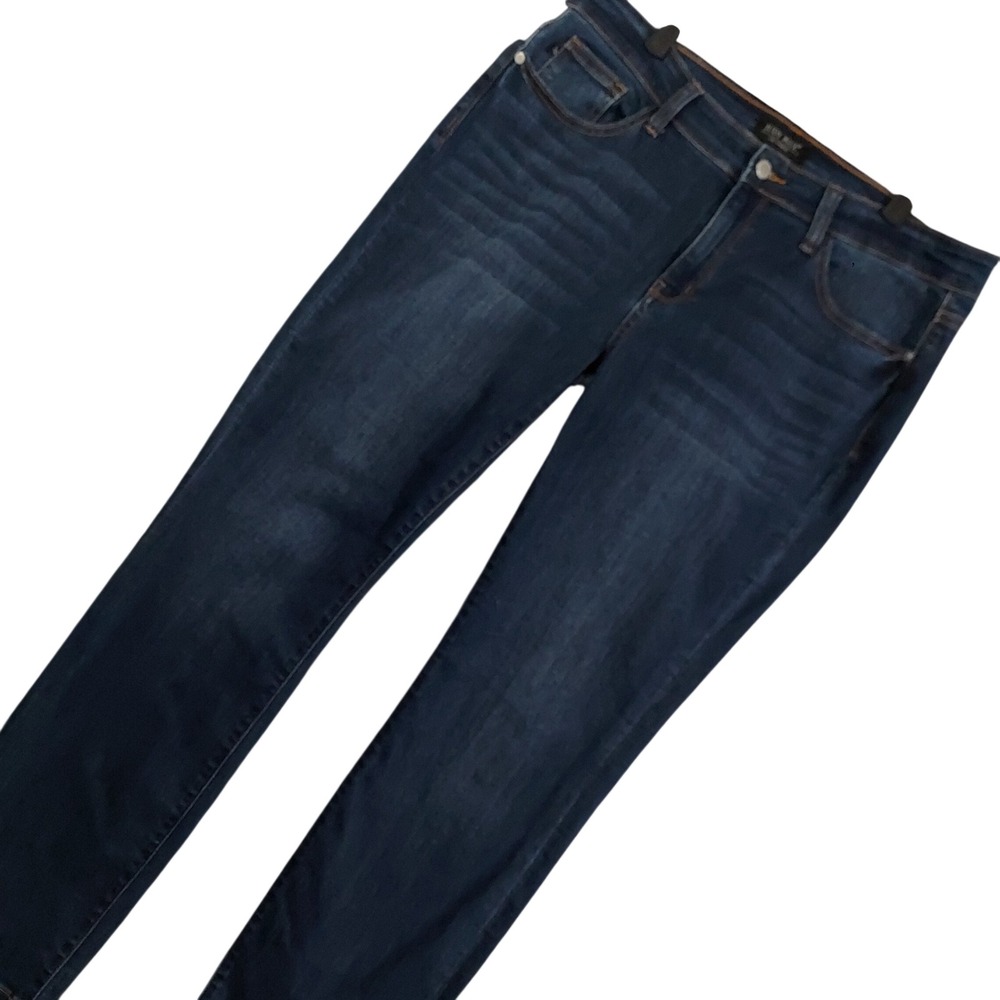 Judy Blue Straight Fit Jeans Women 15/32 Dark Wash Blue Whiskered JB82356DK